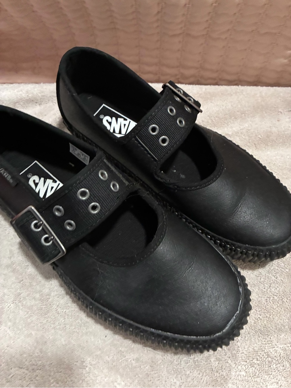 Women’s Black Mary Jane Strap Shoes
